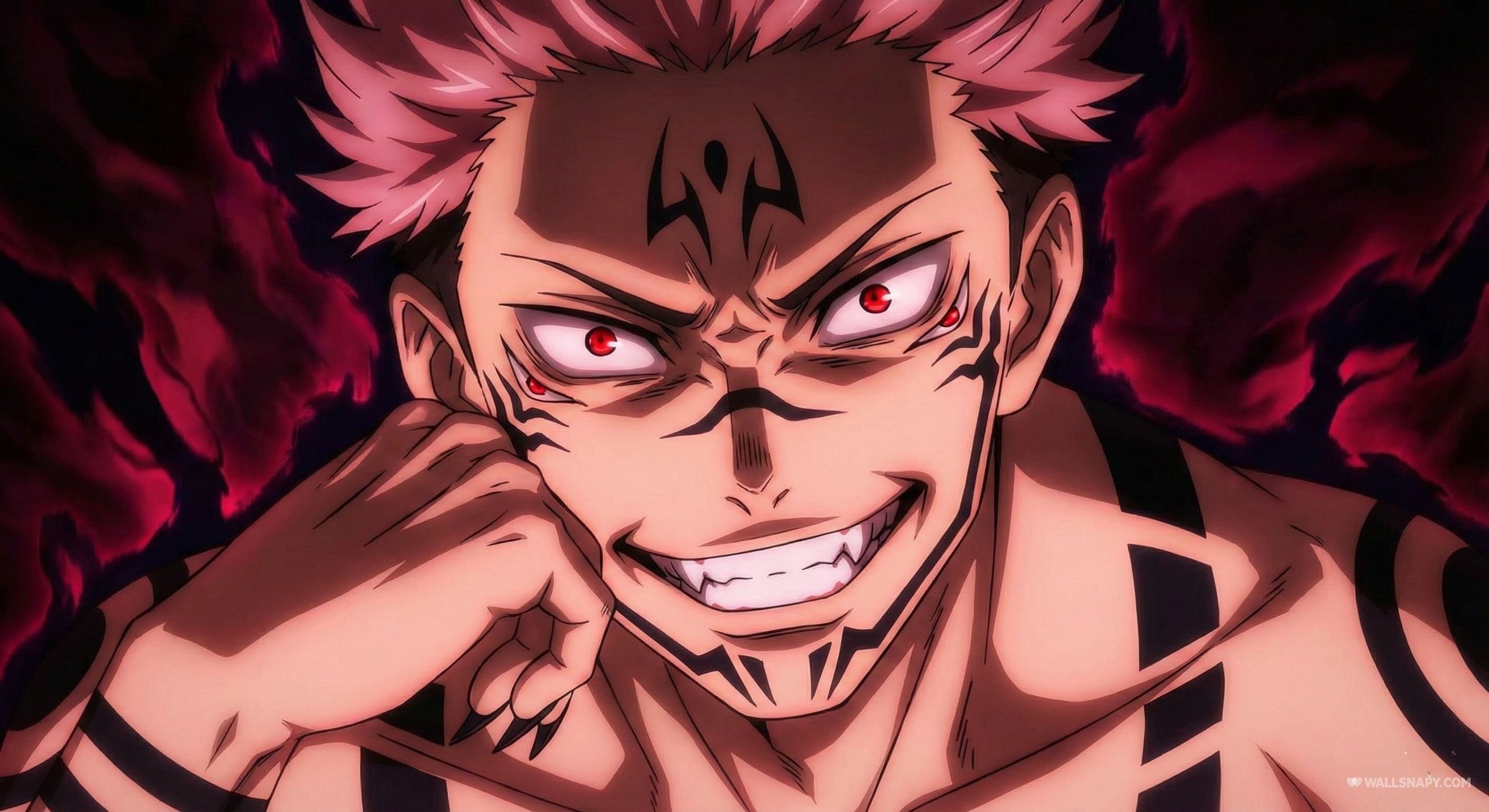2816x1536 Ryomen sukuna cursed king anime deskk wallpaper
