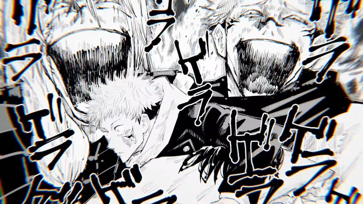 1200x675 Gege's process of drawing Jujutsu Kaisen Sukuna & Mahito's evil laugh upon Yuji