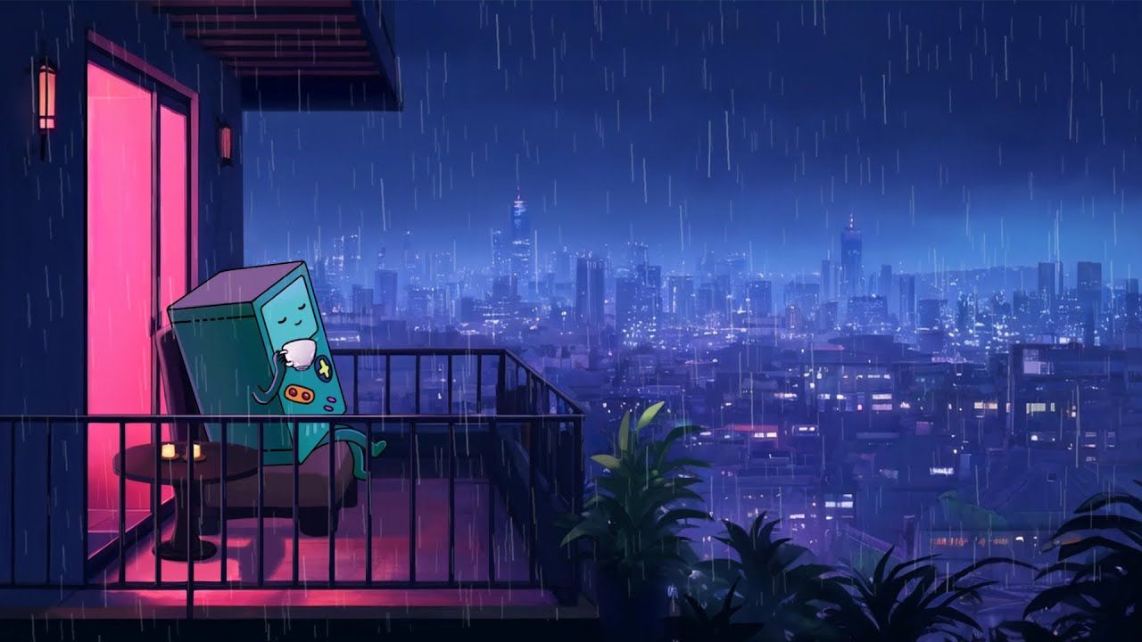 1280x720 90's lofi city
