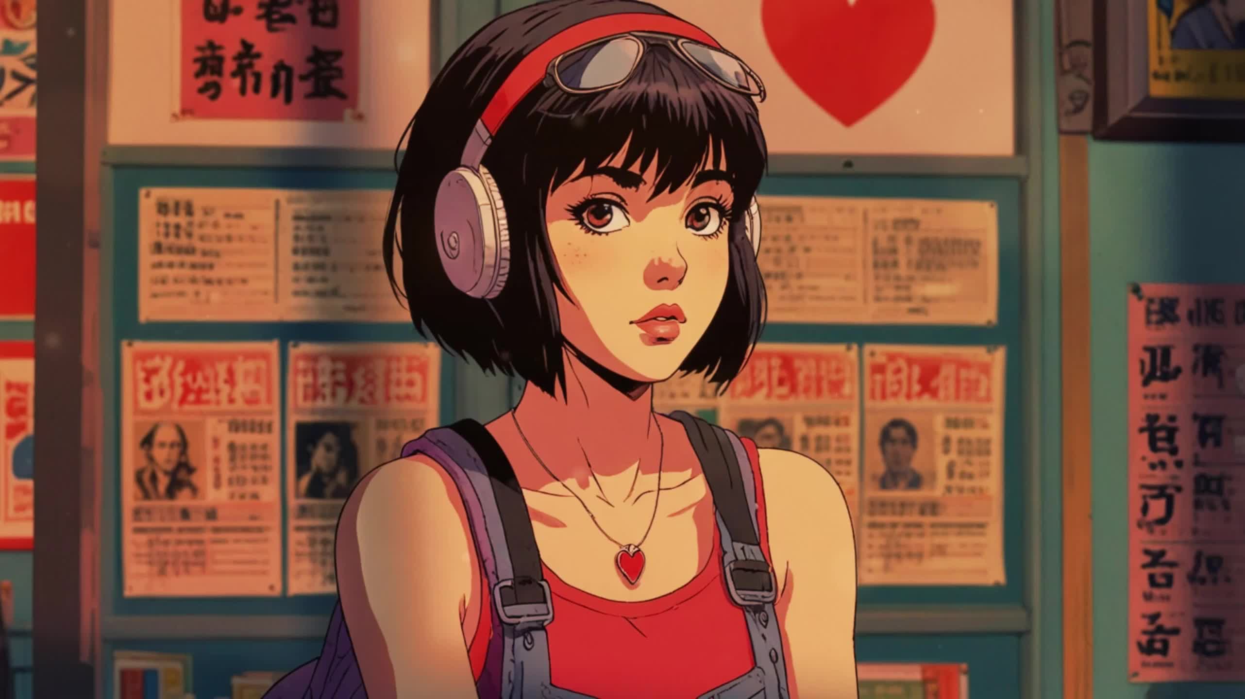 2564x1440 Retro Lofi Live PC Wallpaper- 90s Vibes