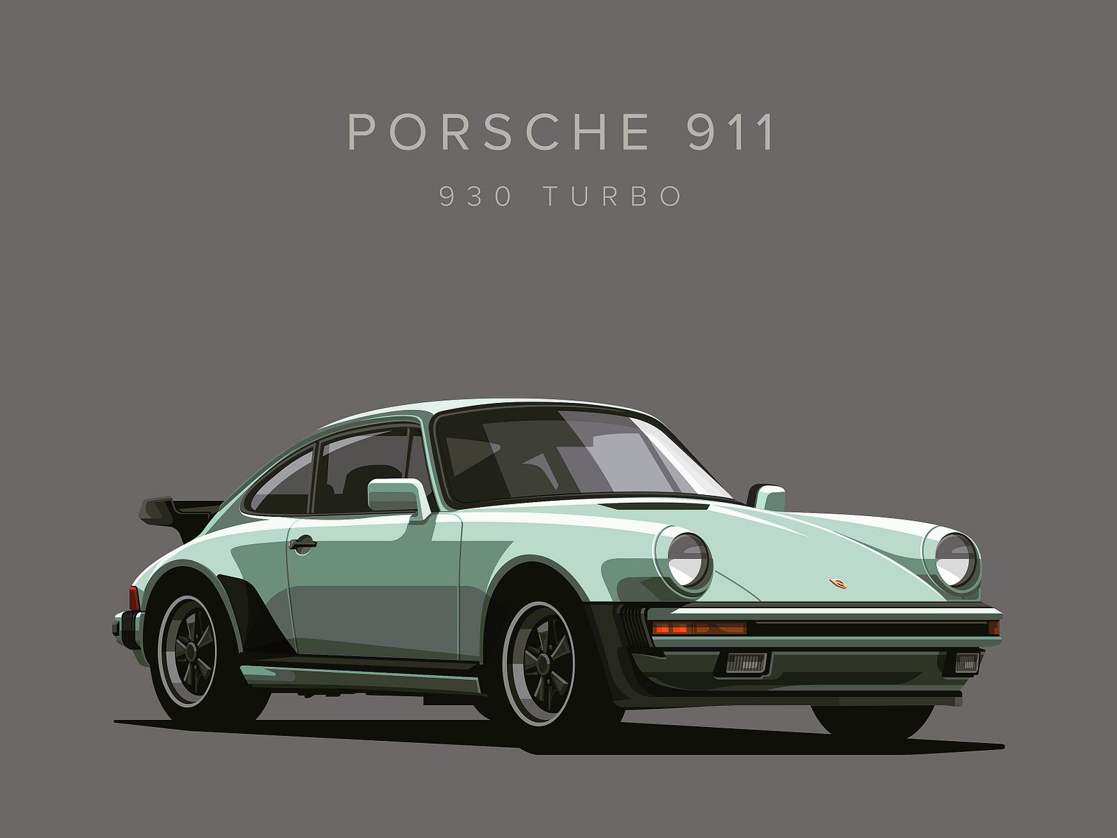 1600x1200 Porsche 911 (930 turbo) by mvcnform on Dribbble