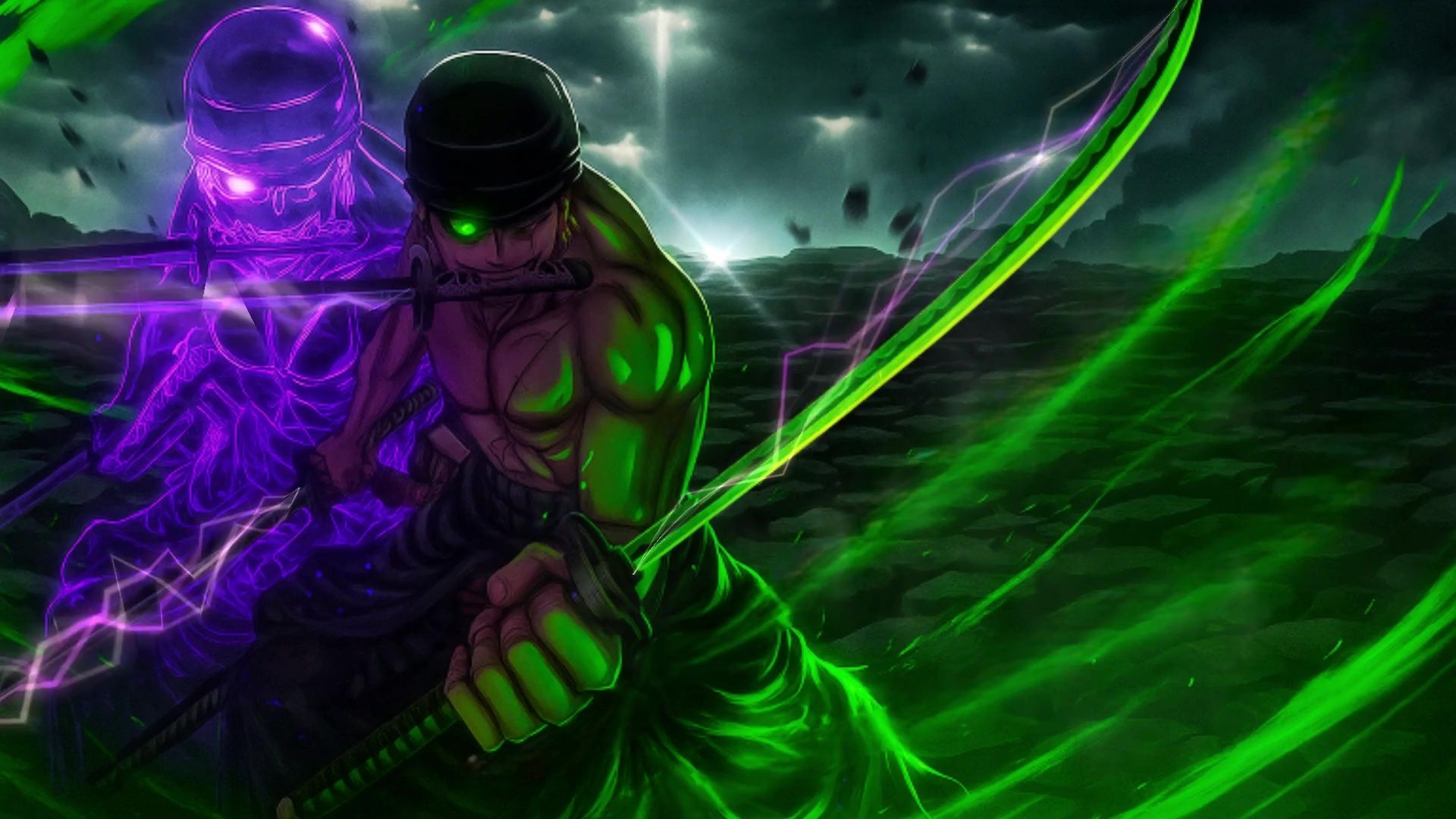 1920x1080 Zoro The King Of Hell One Piece Live Wallpaper