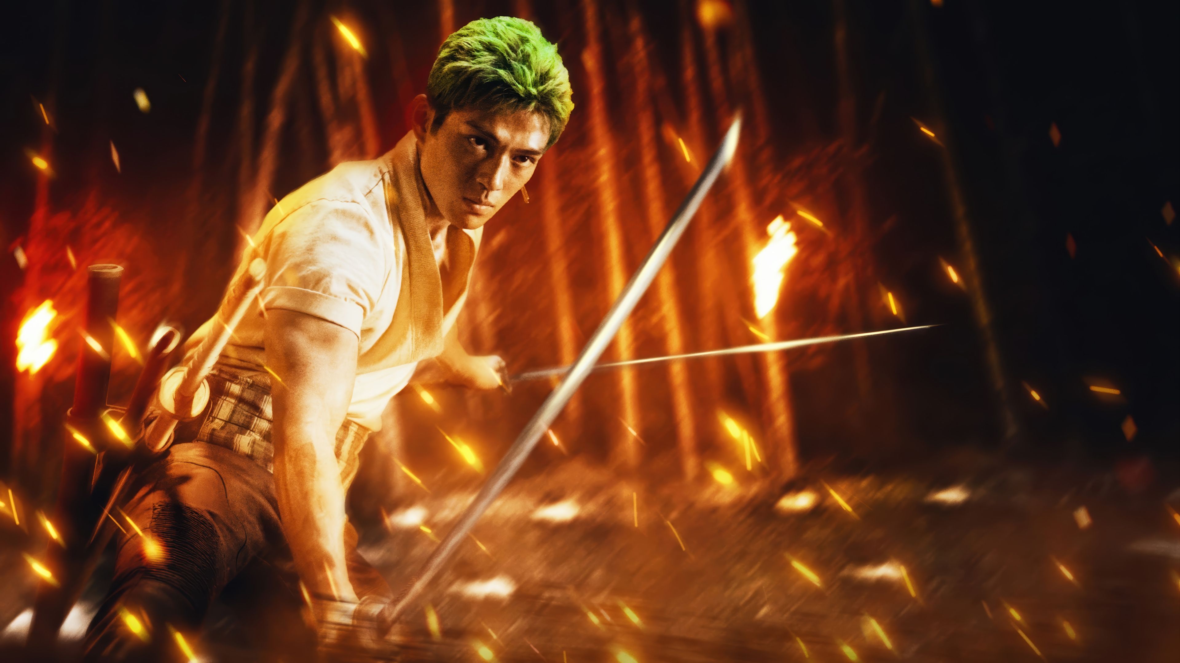 3840x2160 Zoro One Piece Netflix Wallpaper 4K HD PC