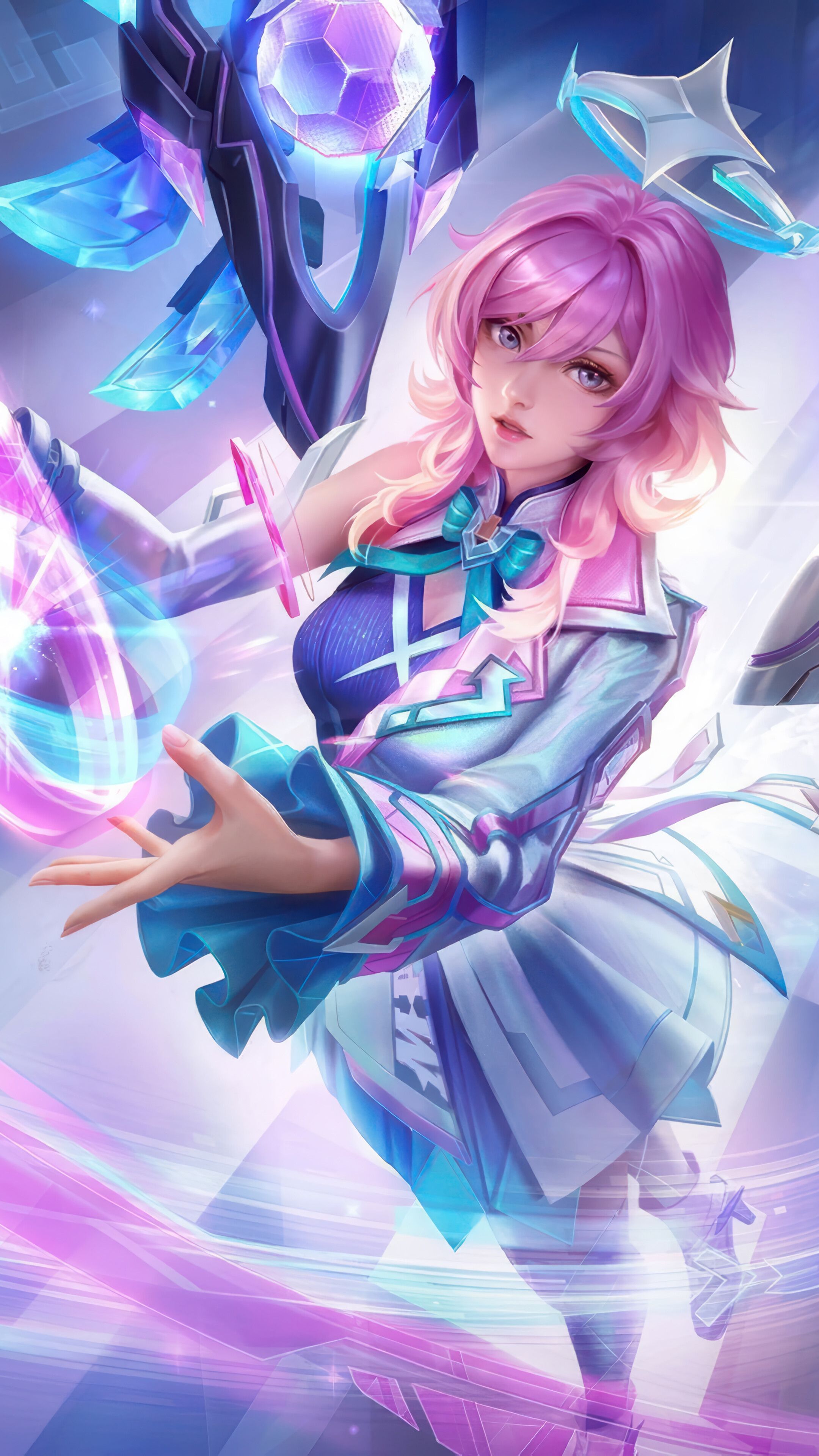 2160x3840 Lunox Quantum Polarity MPL Mobile Legends 4K Wallpaper iPhone HD Phone