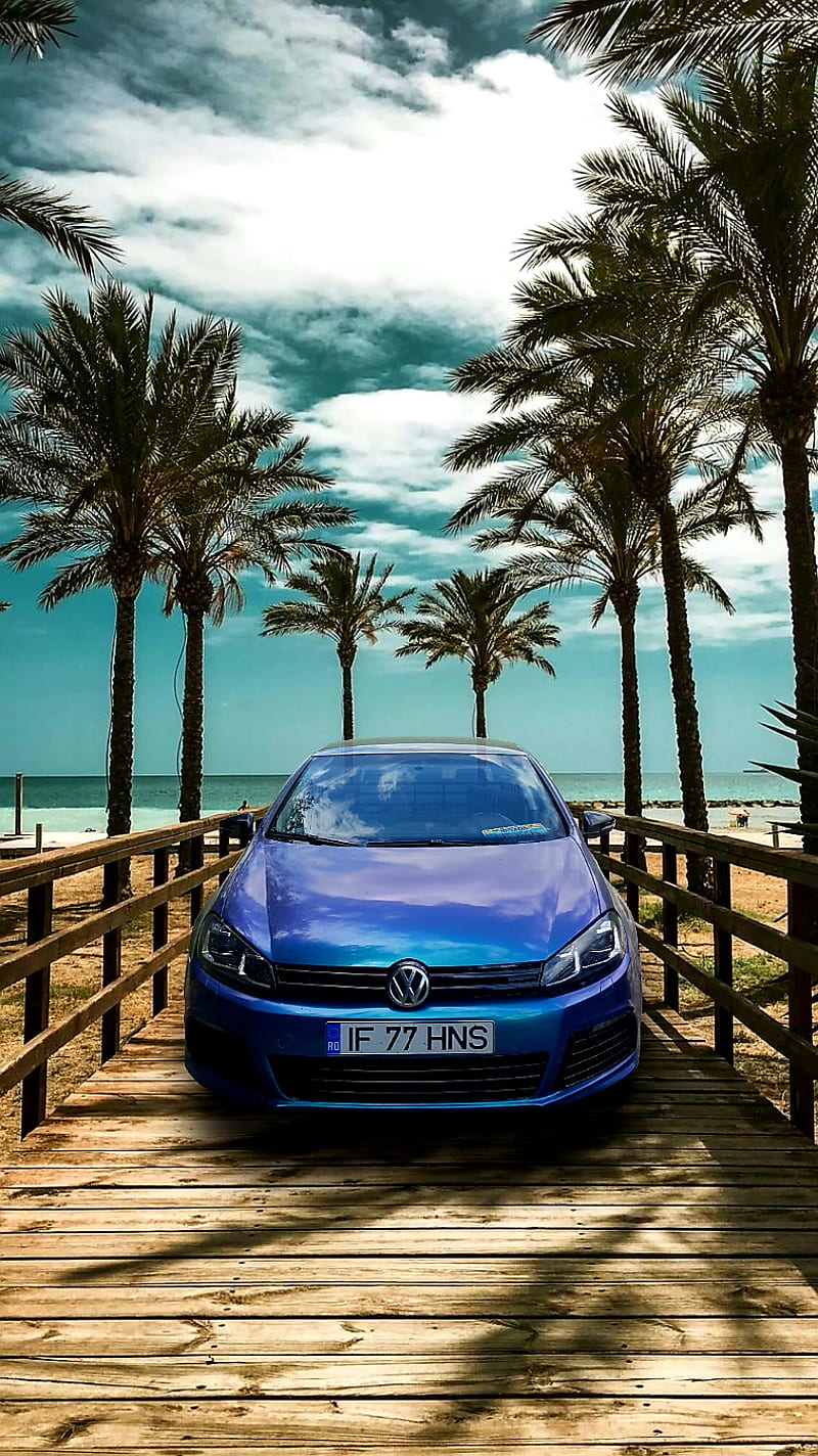 800x1424 HD stanced vw golf gti wallpaper