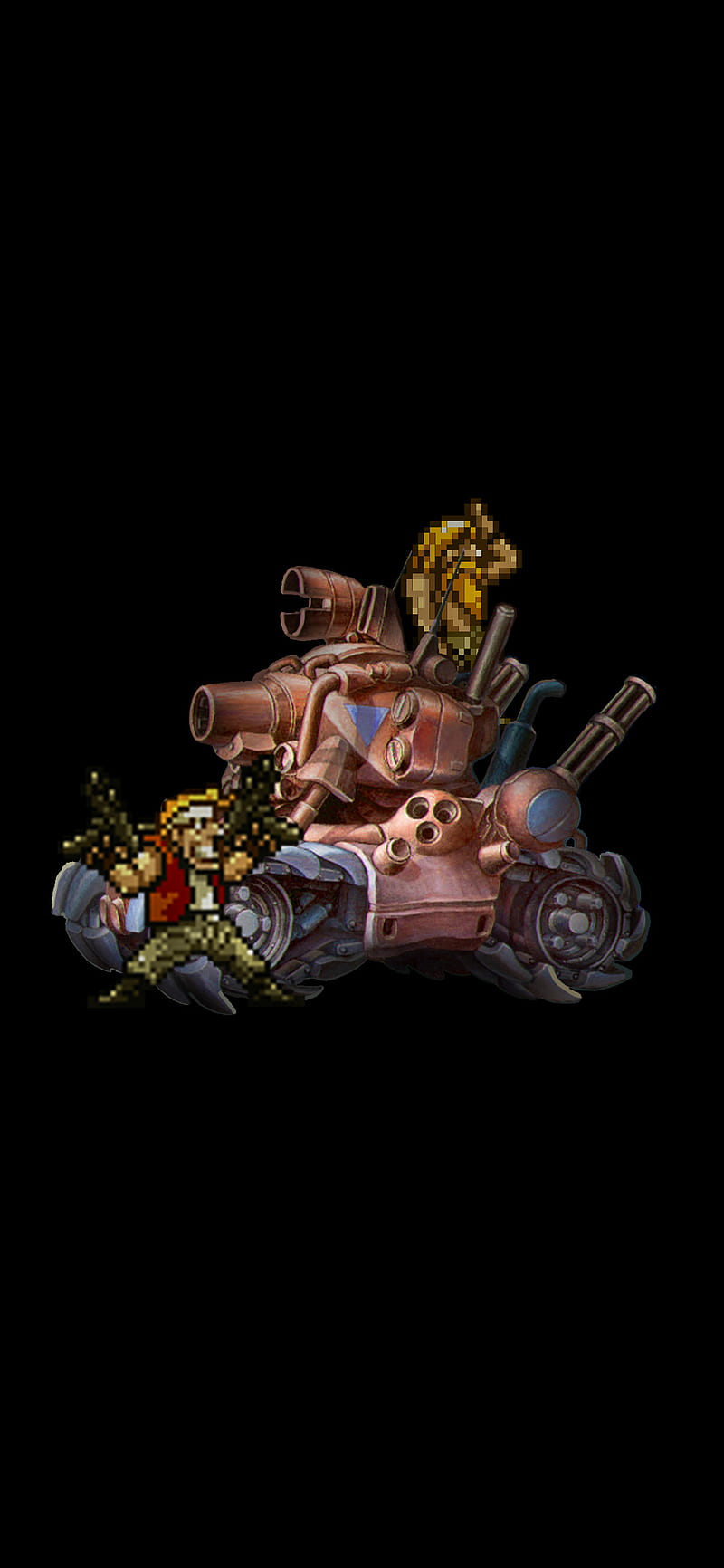 800x1732 Metal Slug Tank, marco, metal slug, neo geo, prisioner, snk, HD phone wallpaper