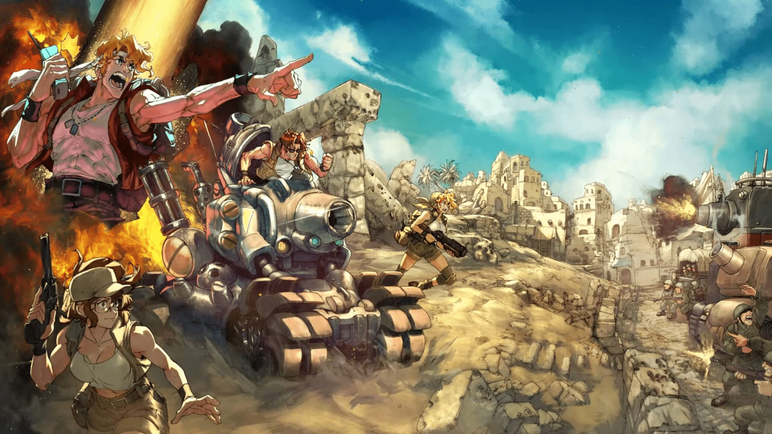 2560x1440 Metal Slug x Fortnite