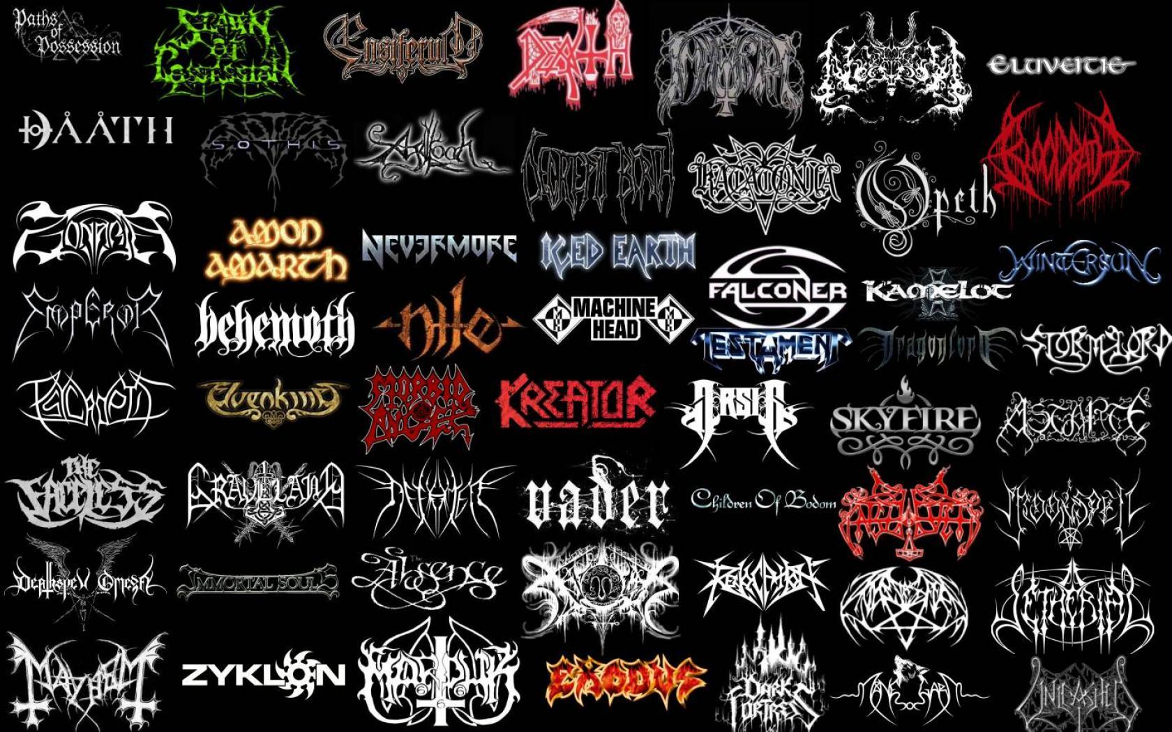 Тяжелый рок слова. Металл стиль. Метал Жанр музыки. Логотипы музыкальных групп. Логотипы металл групп.