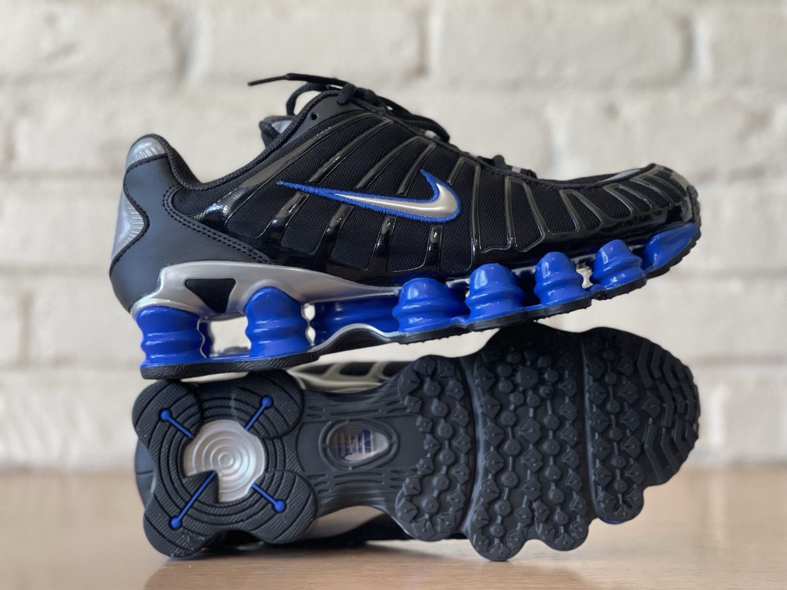1600x1200 Nike Shox TL (Black Metallic Silver Racer Blue), 8.5
