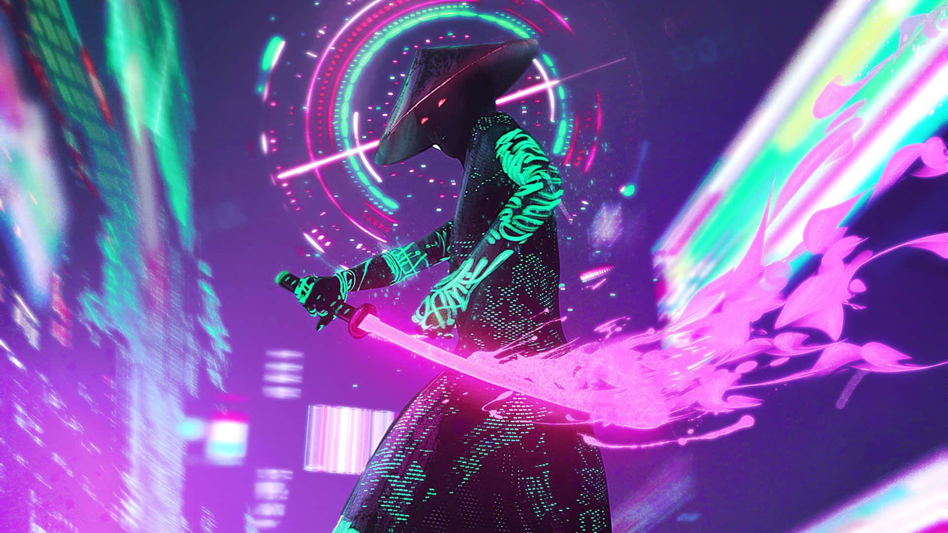 1920x1080 Neon Future Wallpaper
