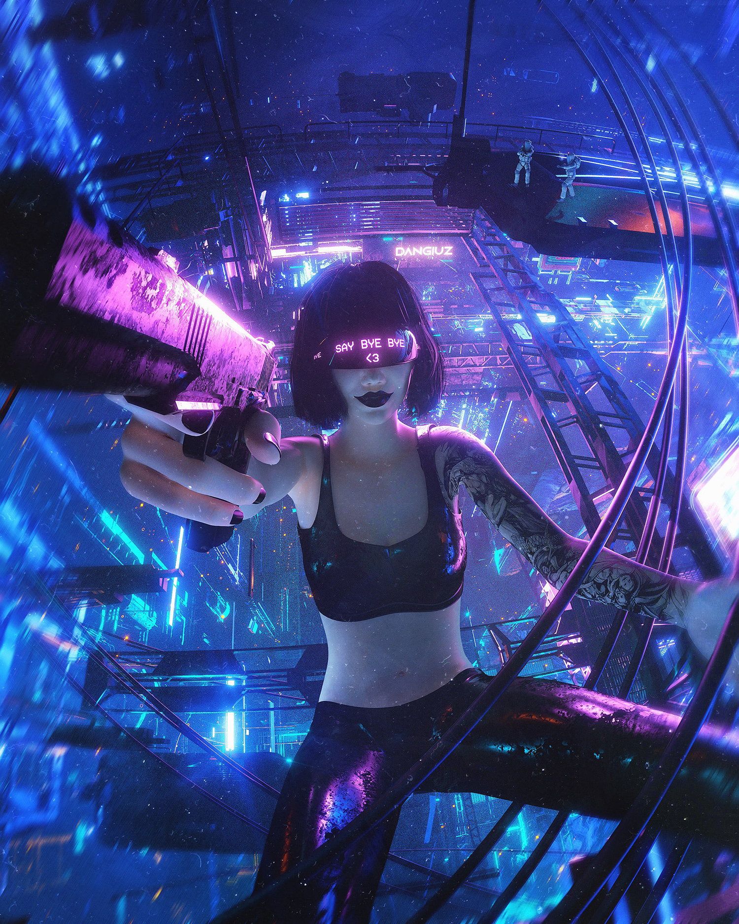 1500x1875 Cyber Future: Tattooed Synthetic Humans