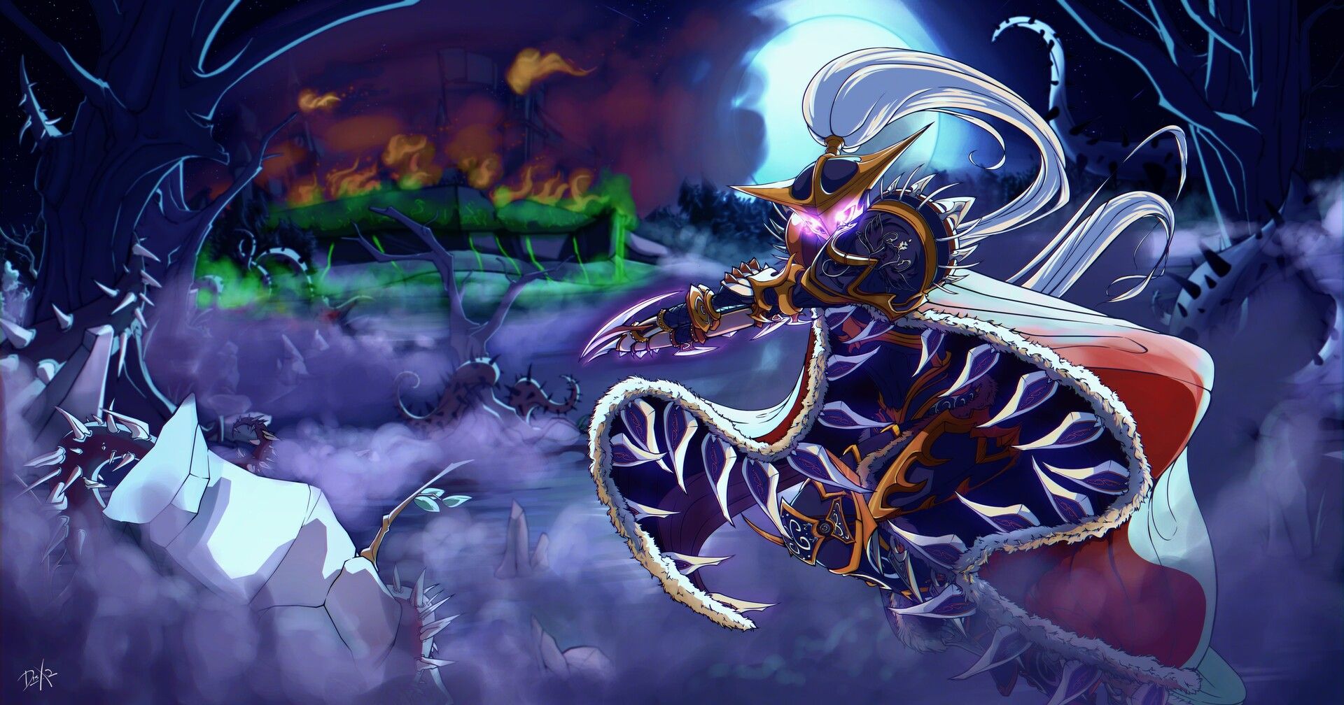 1920x1008 World of Warcraft Commission Warden Warrior