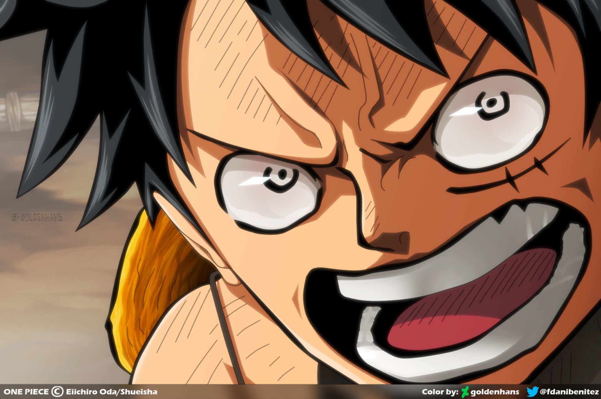 1920x1276 Desktop wallpaper: One Piece, Anime, Monkey D Luffy 4K free download for PC. 465384