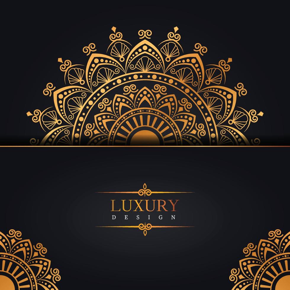 980x980 Luxury Golden Royal Mandala Design Vector for Background, Henna, Mahanadi, Tattoo, Islamic, Ornament, Festival, Alpona