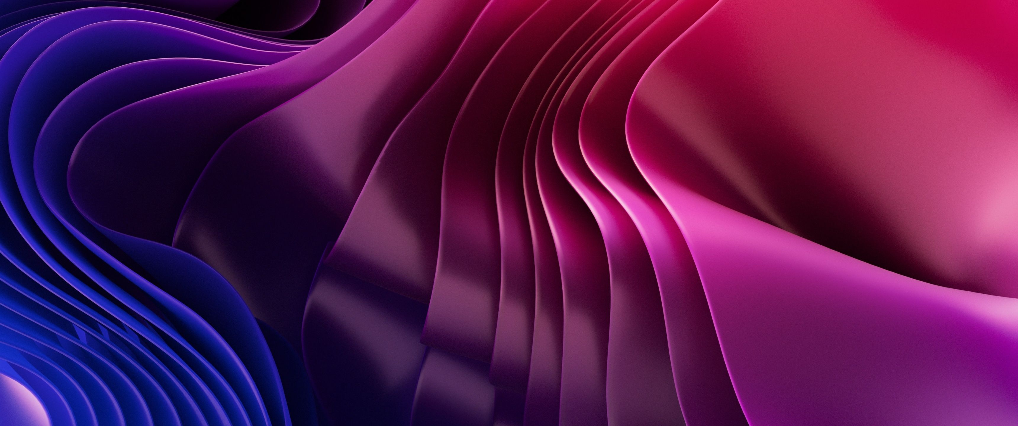 3440x1440 Colorful Wallpaper 4K, 3D Render, HDR, Aesthetic