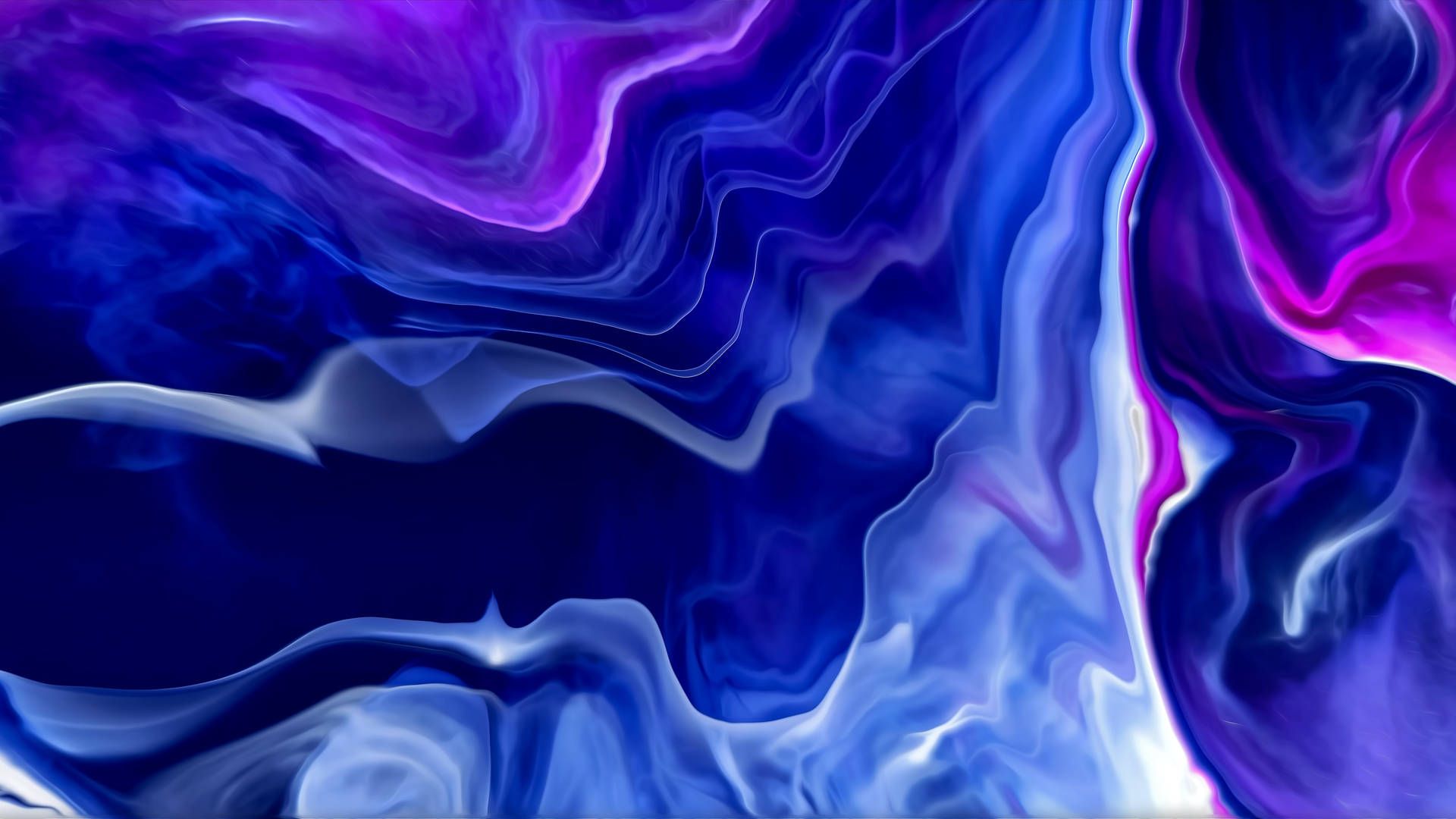 1920x1080 Download Blue And Pink Liquid Surface iMac 4K Wallpaper
