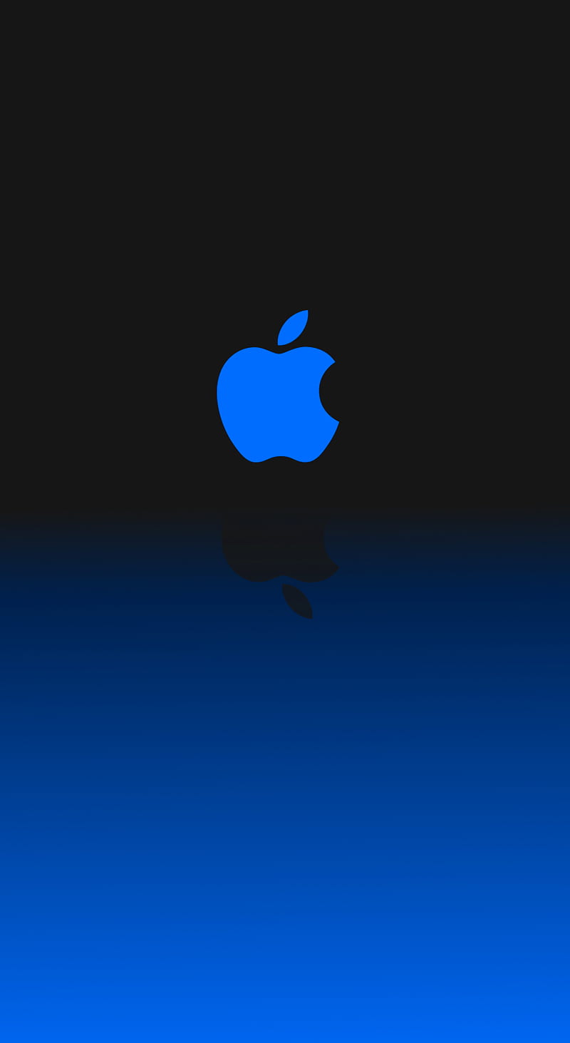 800x1463 Apple blue, apple, black, blue, imac, ios, ipad, iphone, karizma, logo, HD phone wallpaper