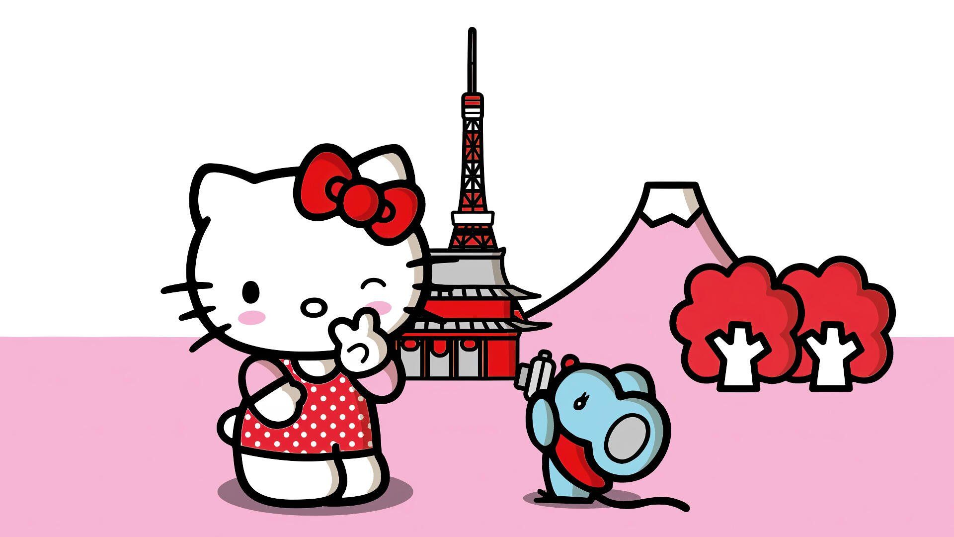 1920x1080 Hello Kitty: Kawaii Tokyo Pink HD Wallpaperx1080