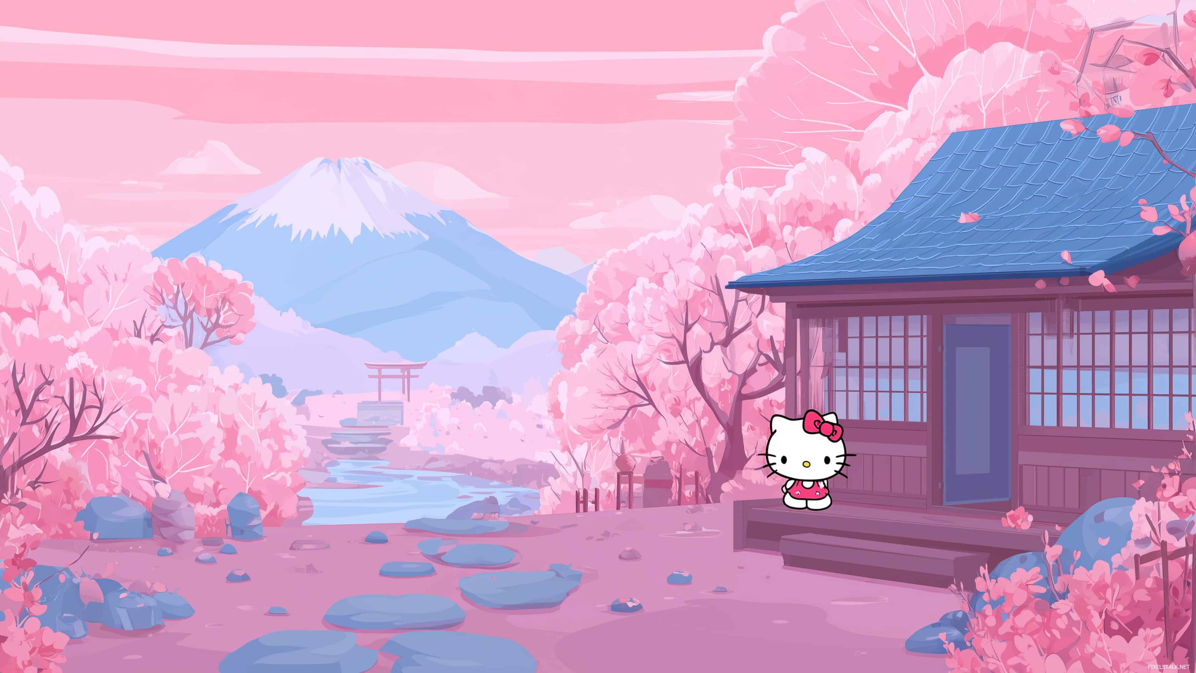 3840x2160 Hello Kitty Background for Desktop