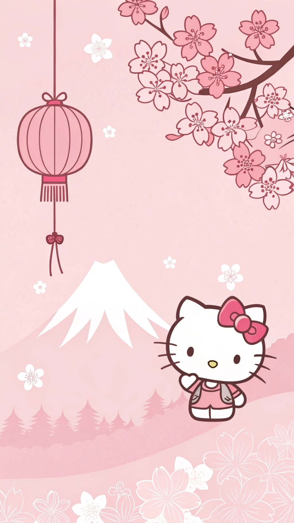 1024x1820 Hello Kitty Wallpaper