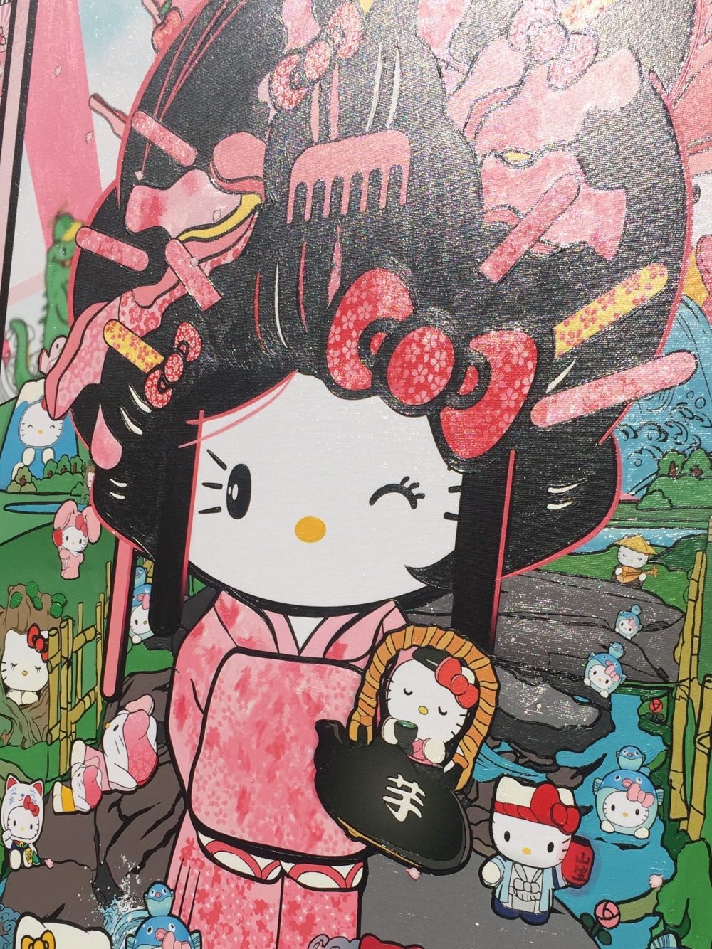1000x1334 HELLO SPRING, KAWAII DREAM (Hello Kitty Inspired Art)