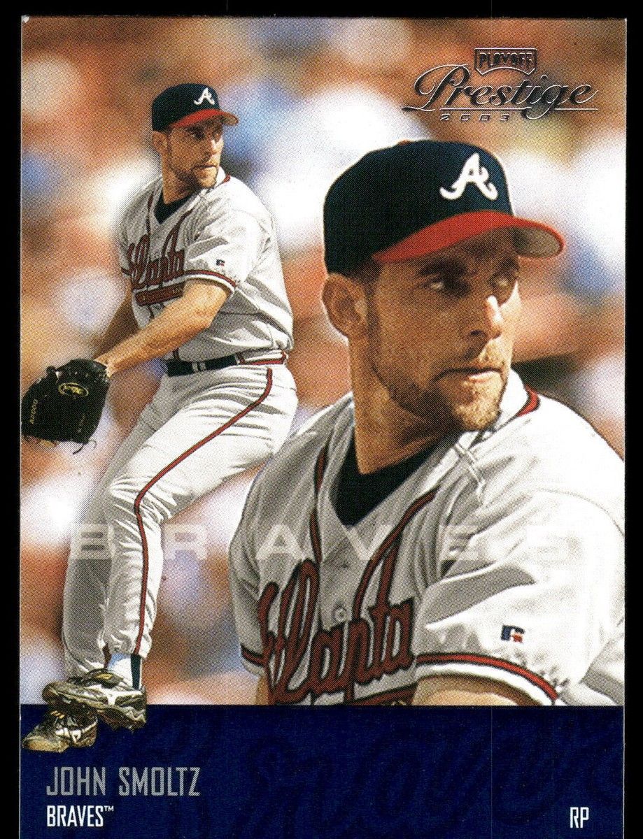 919x1200 Playoff Prestige John Smoltz Atlanta Braves Baseball Card