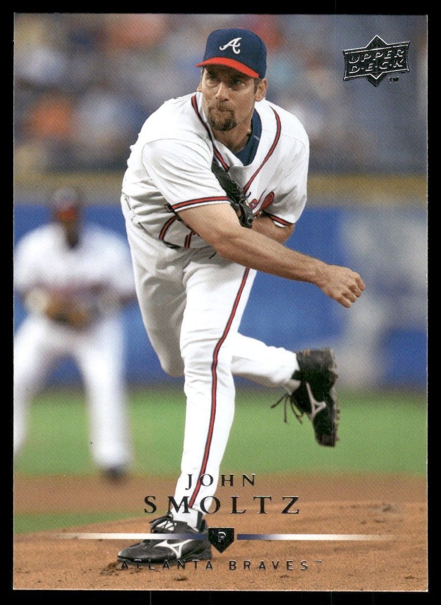 874x1200 Upper Deck John Smoltz Atlanta Braves Baseball Card