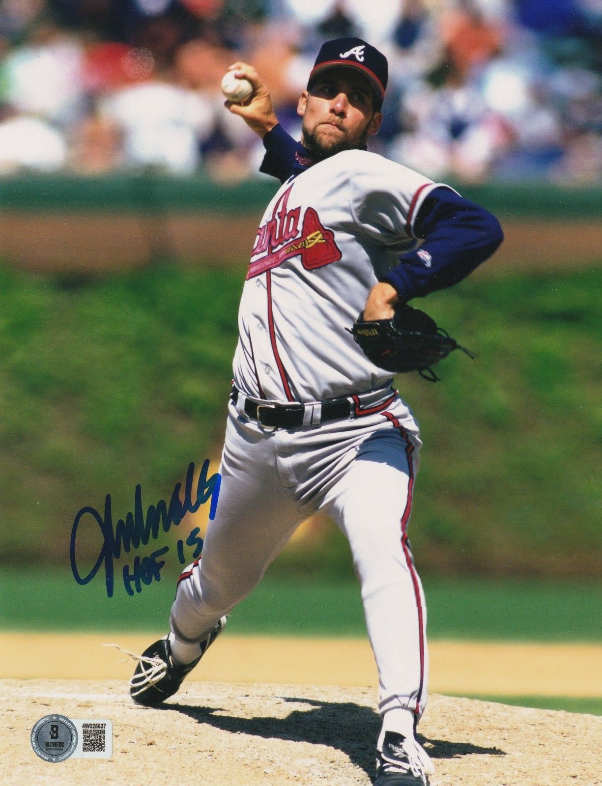 1225x1600 John Smoltz Autographed Memorabilia. Signed Photo, Jersey, Collectibles & Merchandise