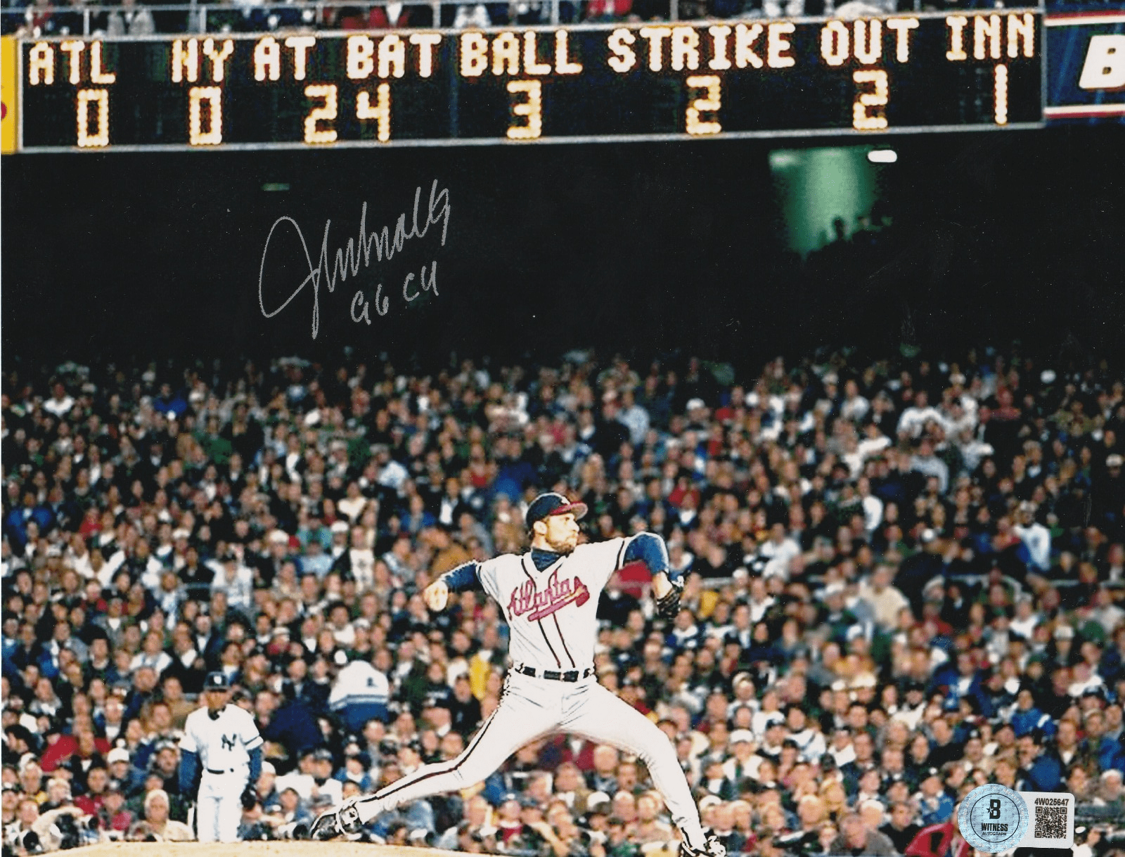 1600x1219 John Smoltz Autographed Memorabilia. Signed Photo, Jersey, Collectibles & Merchandise