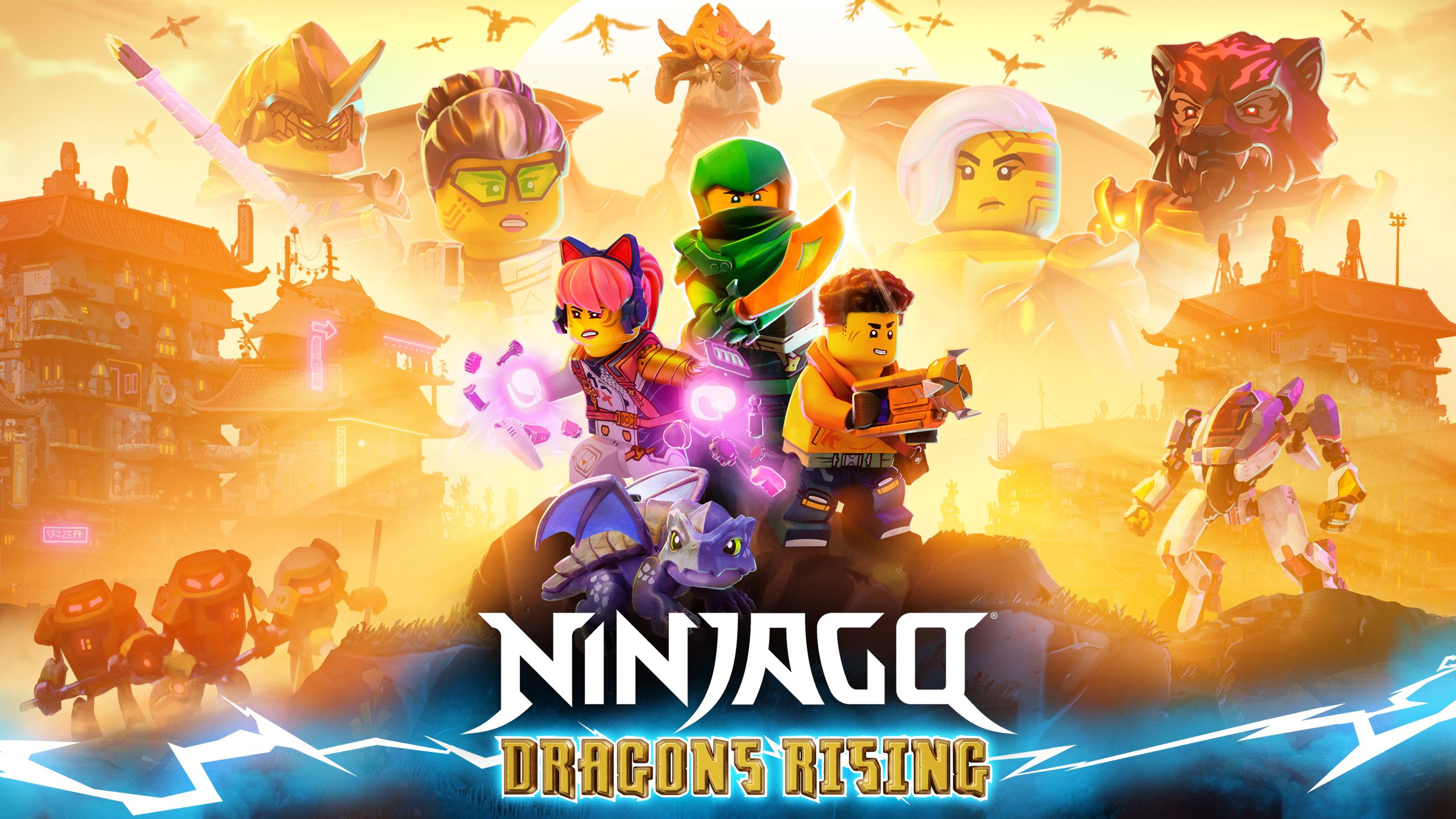 2560x1440 Watch Or Stream Lego Ninjago Dragons Rising