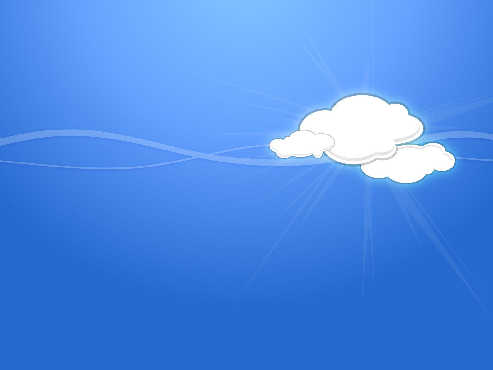 1600x1200 Simple Sky Cloud Wallpaper