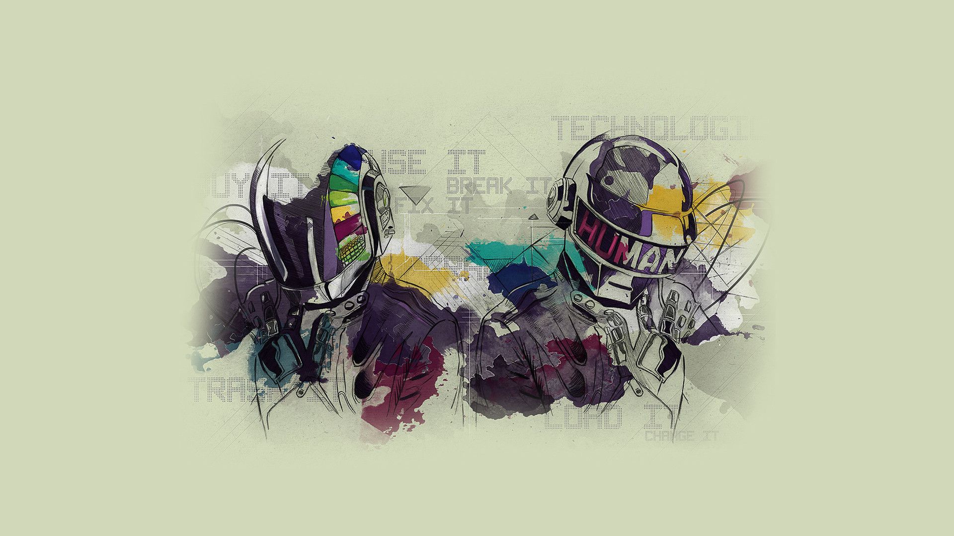 1920x1080 Daft Punk HD Wallpaperx1080