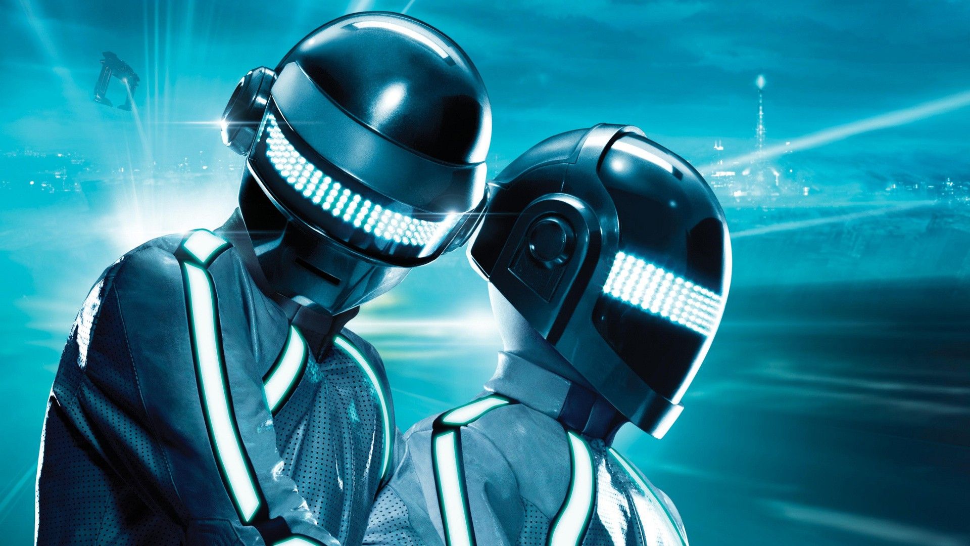 1920x1080 Daft Punk With Lights HD Daft Punk Wallpaper