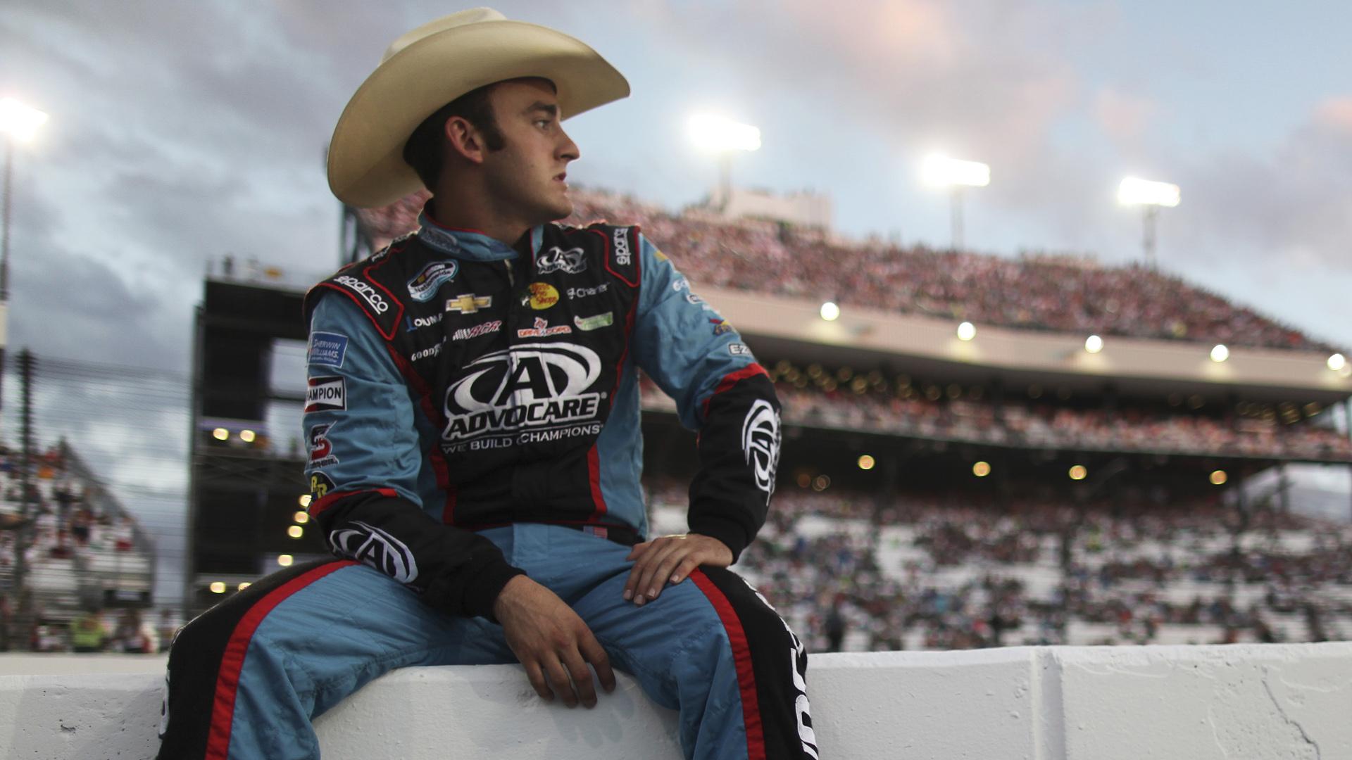1920x1080 Austin Dillon comfortable sporting cowboy hat, different look