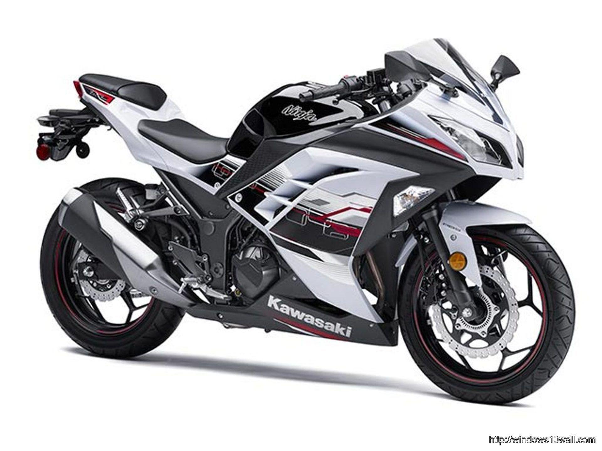 1920x1440 Kawasaki Ninja 300 White 2014 Sport Bike HD Wallpaper 10 Wallpaper