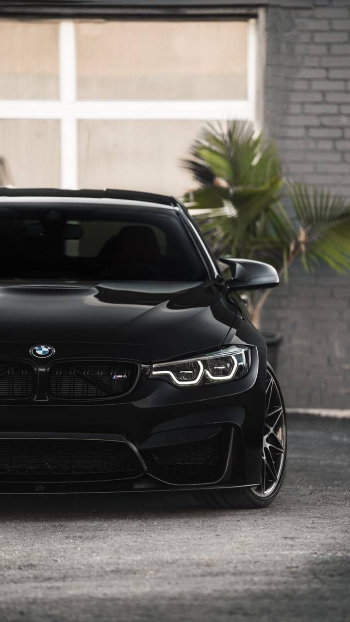 721x1280 BMW M4 Luxury Car Wallpaper Download. Bmw car in black colour, Black bmw car parked outside, Black bmw coupe parked on street
