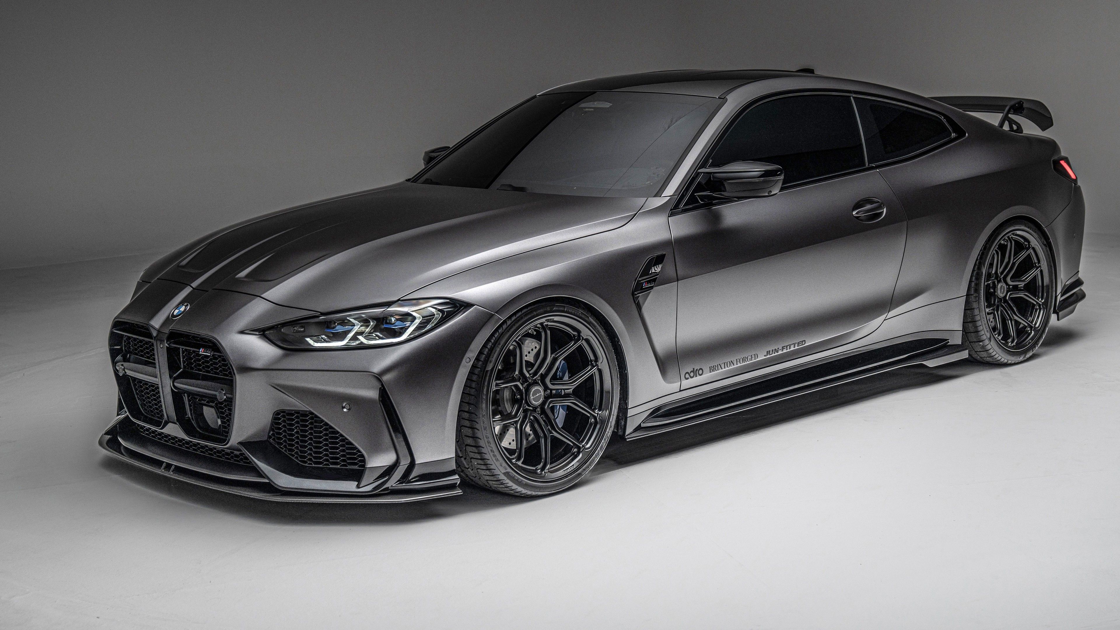 3840x2160 Black ADRO BMW M4 Coupe Facelift Kit Car 4K 5K HD Cars Wallpaper