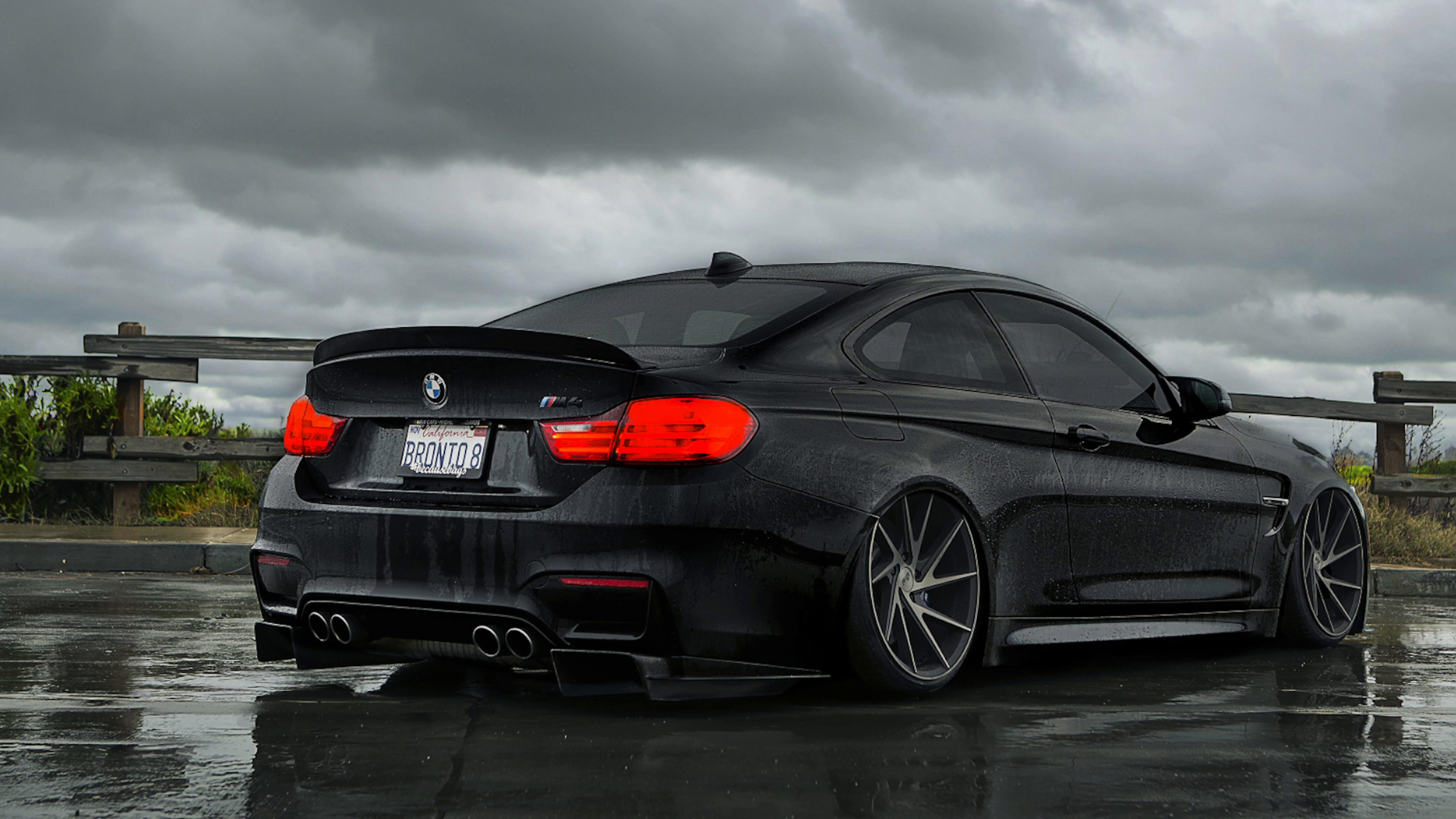 3840x2160 BMW M4 Black Live Wallpaper