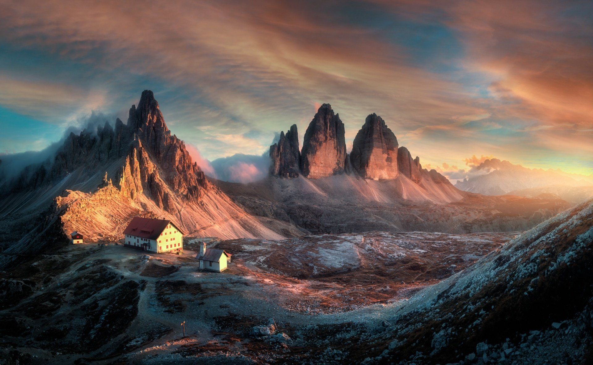 1920x1182 Download Dolomites Italy Nature Tre Cime Di Lavaredo HD Wallpaperx1182