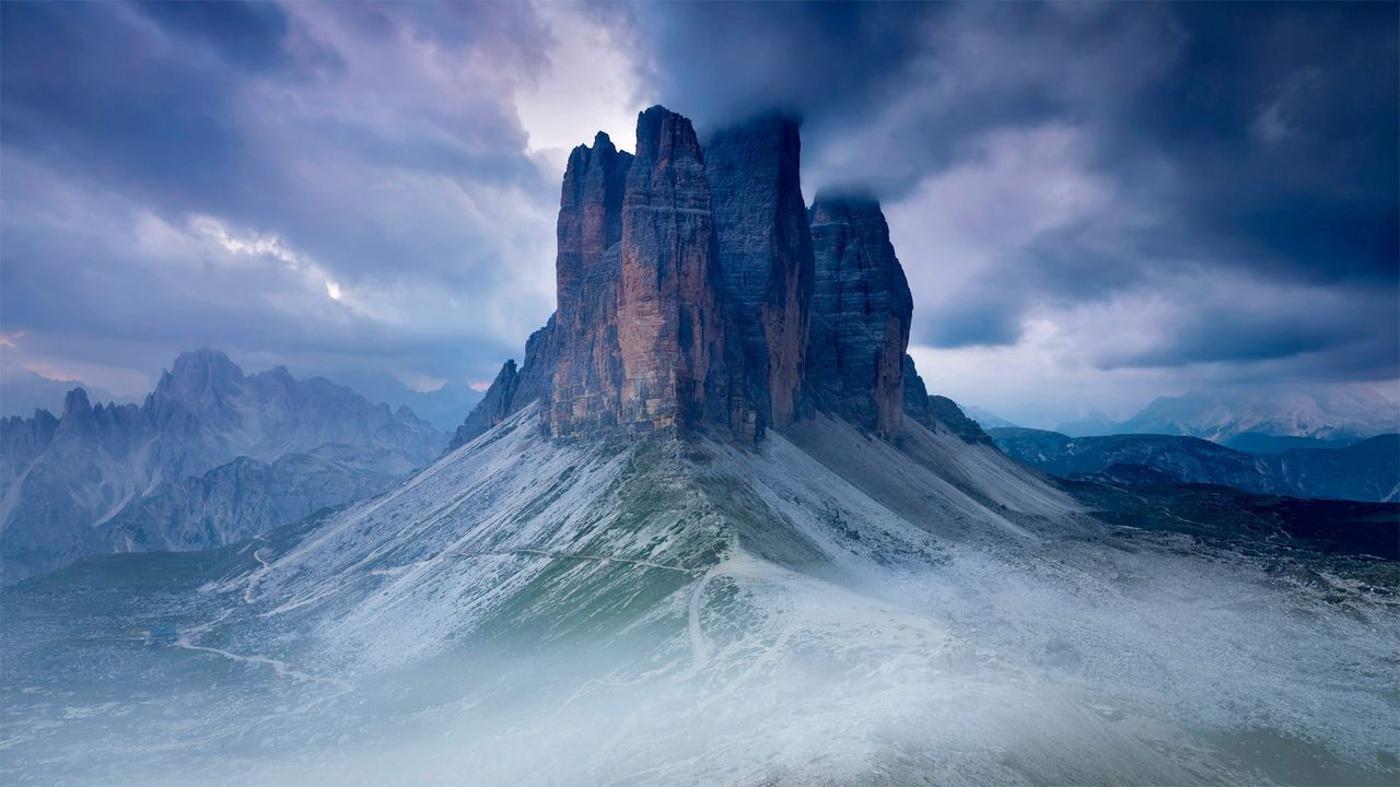 1280x720 Tre Cime di Lavaredo as seen from the Lavaredo fork, Sexten Dolomites, Italy Gallery · Peapix