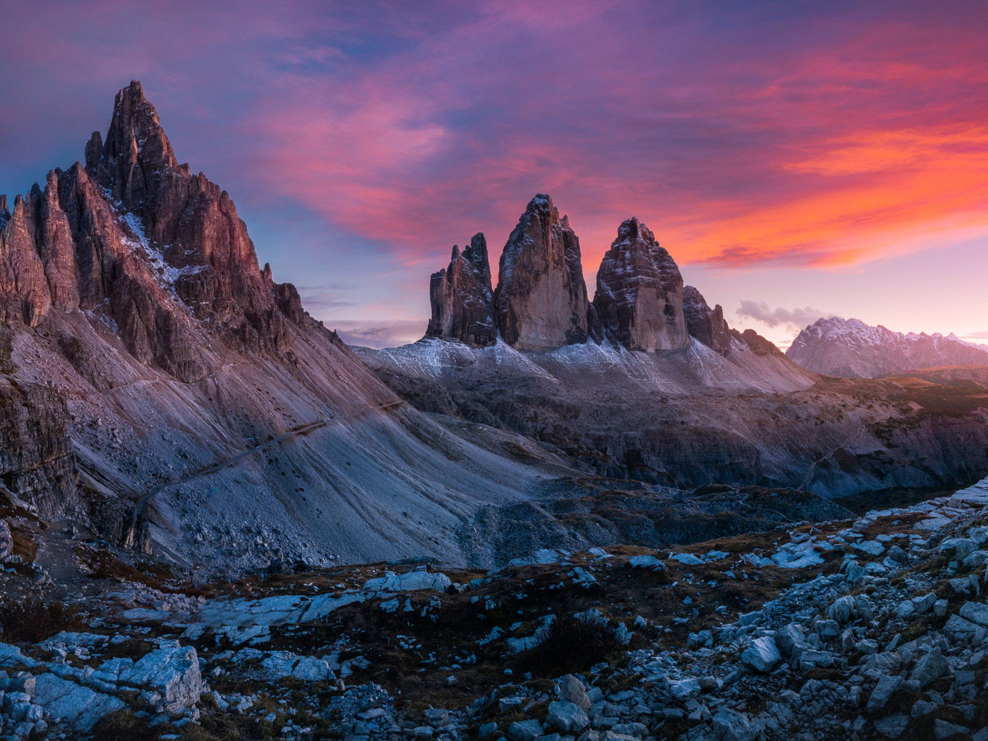 1920x1440 Tre Cime Di Lavaredo HD Desktop Wallpaper 118984
