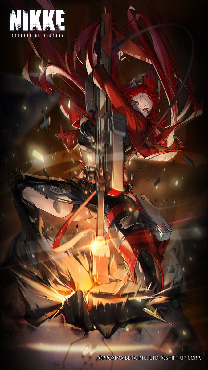 675x1200 PC & Mobile Wallpaper Distribution】 We are distributing PC and mobile wallpaper of the RED ASH story event to all Commanders Look at Red Hood tearing the Rapture apart!