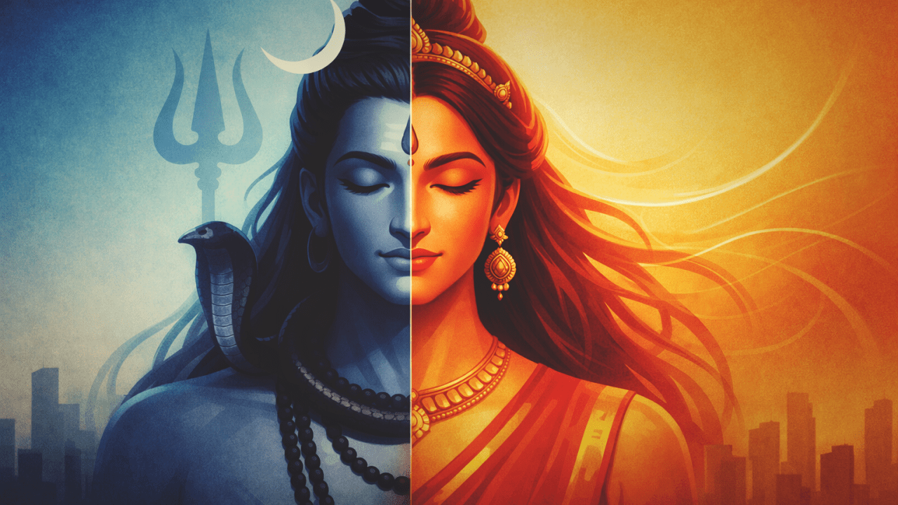 1280x720 Ardhanarishvara: Shiva Parvati Union, Legend & Eight Siddhis
