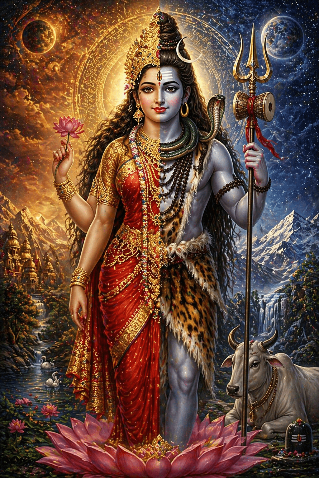 1024x1536 Ardhanarishvara