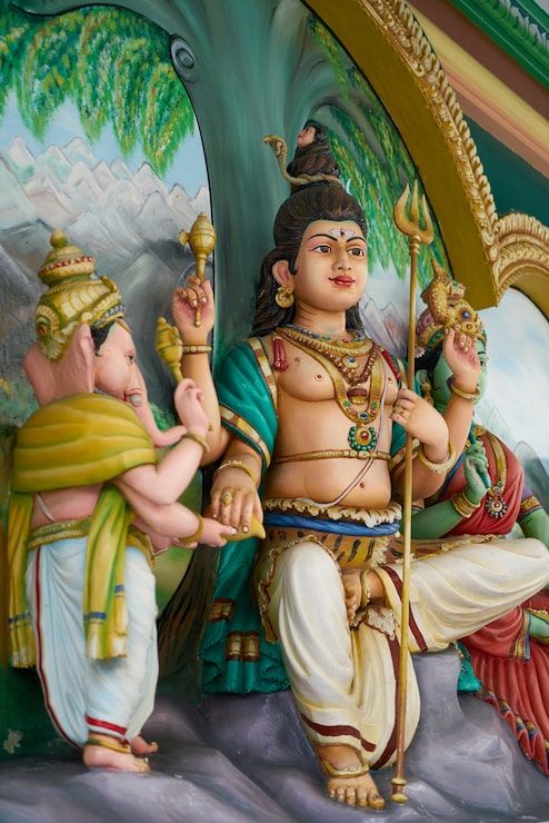 494x740 Divine ardhanarishvara Image