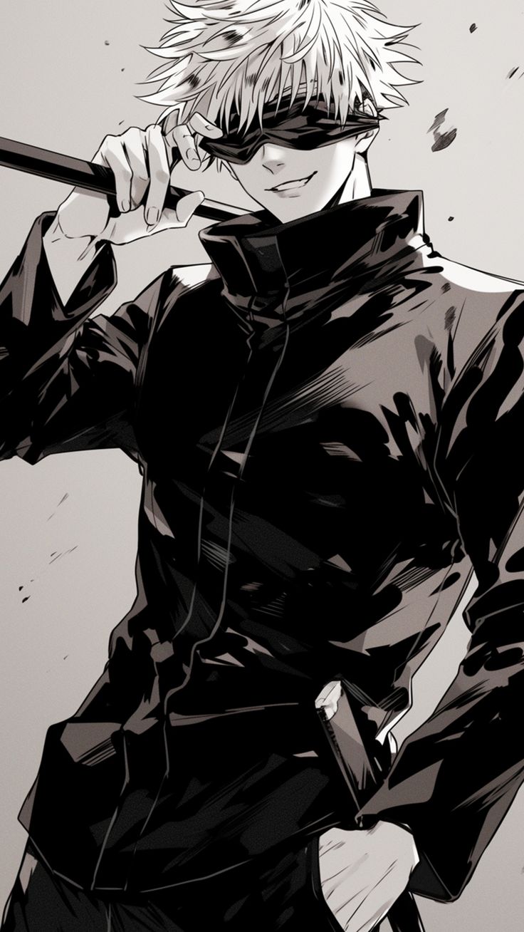 736x1308 Discover Exquisite 4K Wallpaper of Satoru Gojo from Jujutsu Kaisen!