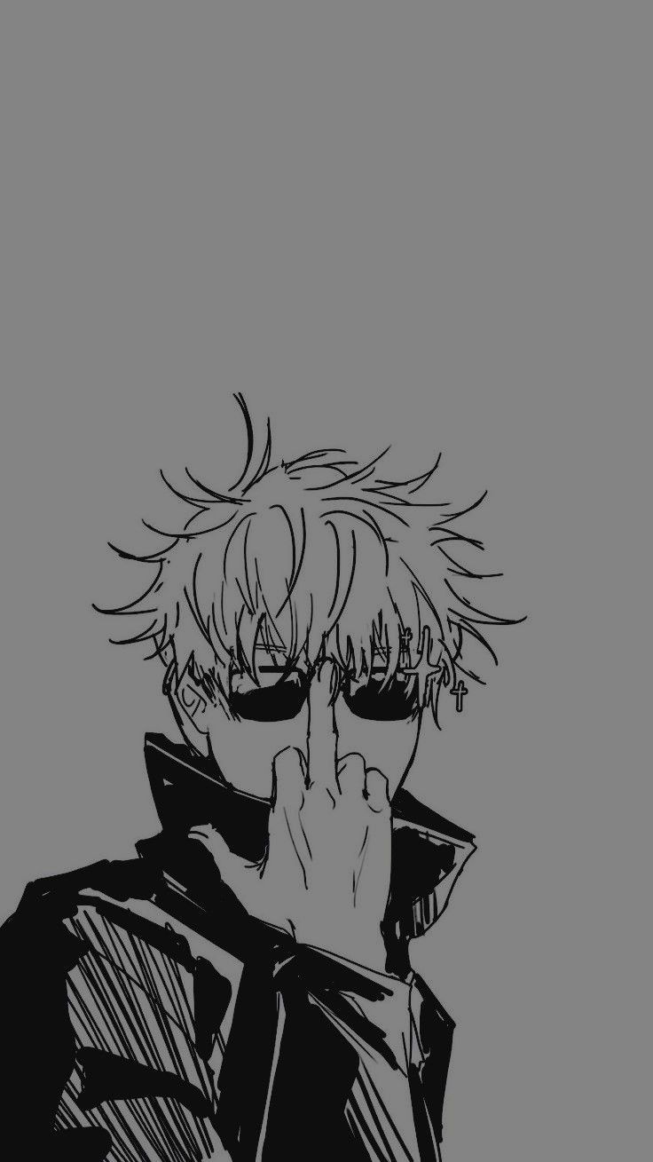 736x1309 Gojo wallpaper. Anime background, Anime artwork, Aesthetic anime