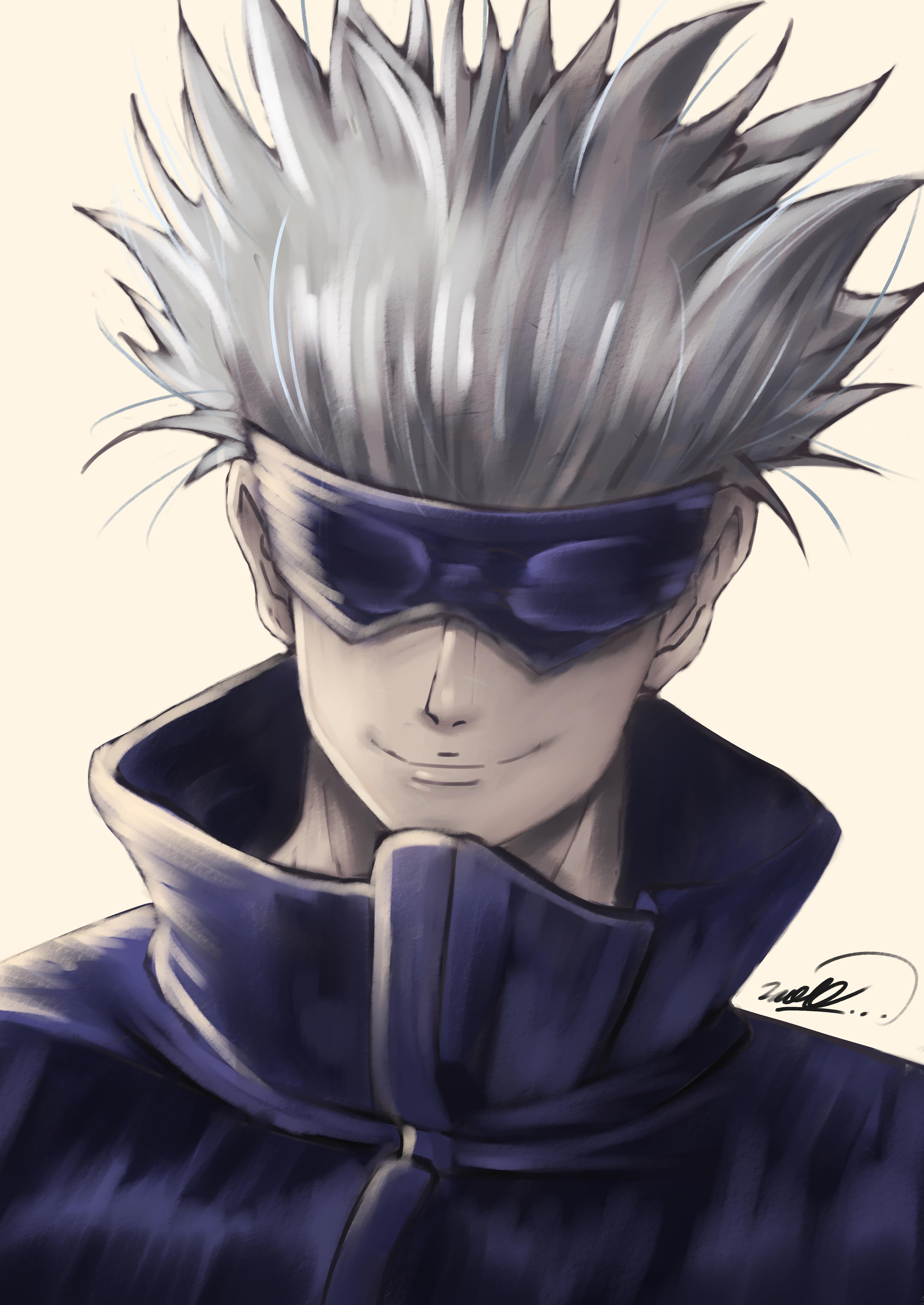 4299x6071 Gojo Drawing Wallpaper