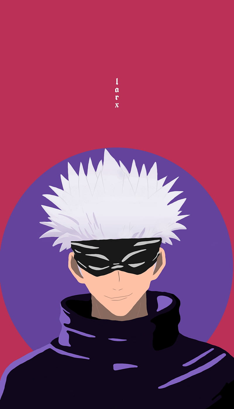 800x1394 Gojo satoru minimalist, art, drawing, jjk, anime, HD phone wallpaper