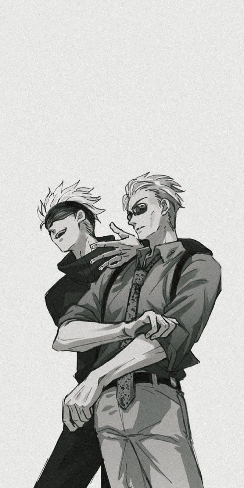 800x1600 Gojo satoru, Anime, jujutsu kaisen, jjk, nanami, HD phone wallpaper